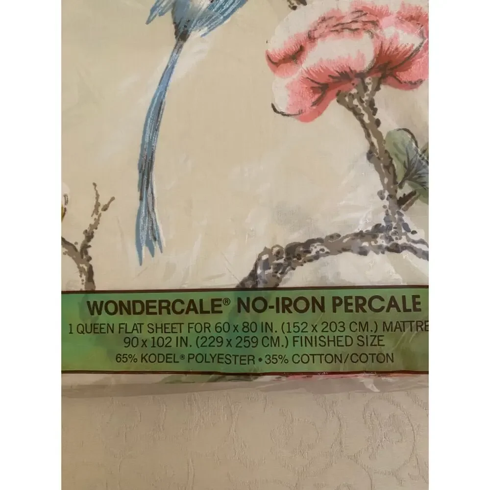 Vintage Springmaid Metropolitan Museum of Art Queen Flat Sheet